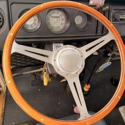 16" Wood Steering Wheel for 68-74 VW Bay Window Bus $400 OBO