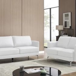 New Sofa And Loveseat White, Black Or Grey 