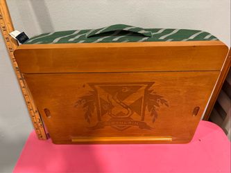 2017 Pottery Barn Teen Harry Potter  Storage Lapdesk Slytherin Green Lap Desk