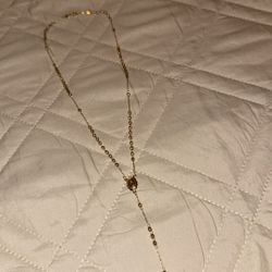 Rosario 10k gold necklace 5.6 grams 