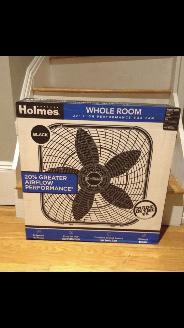 Brand new black box fan - still in box