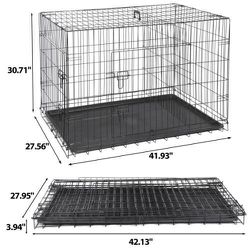 Two Large Dog Kennels 