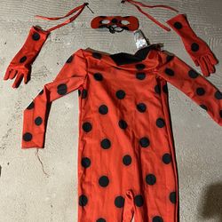 Size 4-6 Miraculous LadyBug Costume