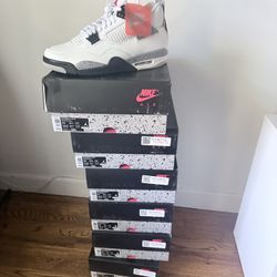Jordan 4s White Cement 