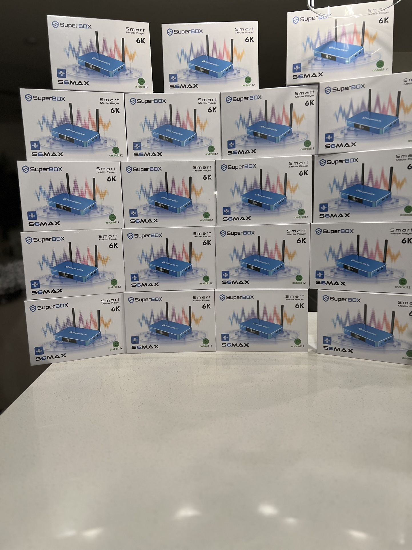 SuperBOX Super box S6 Models Max, Pro, Ultra, Supreme & Vsee Models V3 plus Vsee Elite ultra 8 wholesale available