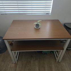 Kitchen Table with 2 Benches
