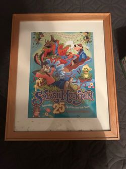 splash mountain 25th anniversary painting