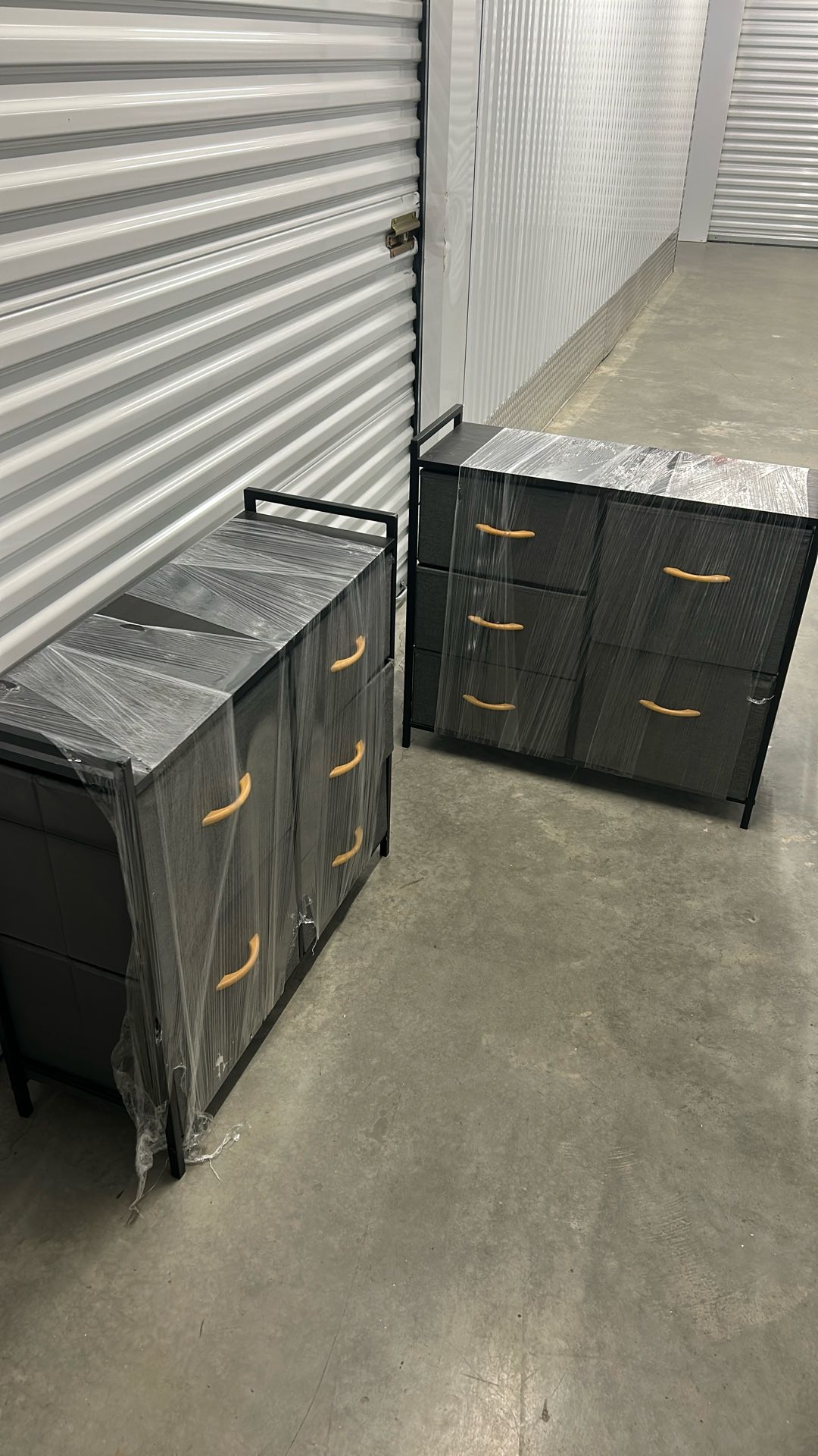 Fabric Draws Matching Dressers