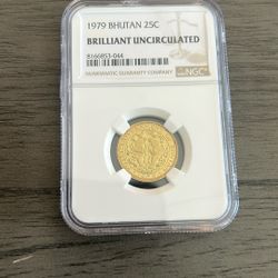 1979 Bhutan 25cent