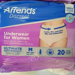 Attends And Prevail Adult Diapers Women's Medium