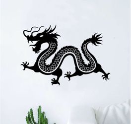 PRE MADE Wall Decal Home Decor Dragon