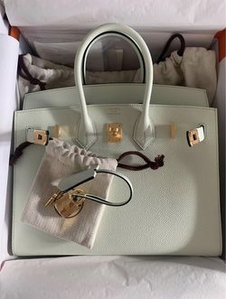 Hermes Birkin 25 Epsom Light Green