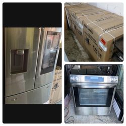 Stainless Steel Appliance Set