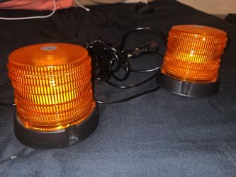 security hazard lights w/ magnet on bottom