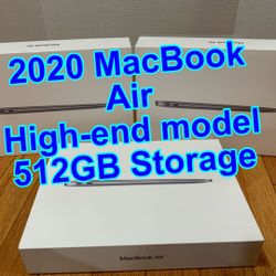 $550 each (FIRM), 2020 MacBook Air, Used for 2-6 months, 512GB SSD, $1381 each org. retail