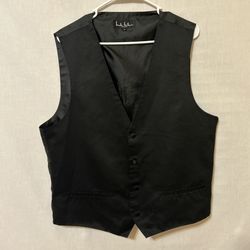 Nicole Miller Sleek Black Vest