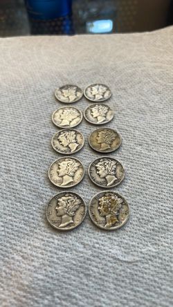 Silver Mercury Dimes