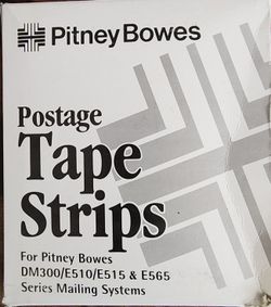 PITNEY BOWES POSTAGE TAPE STRIPS