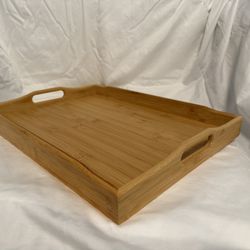 Bamboo Serving Tray With handles