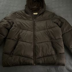 Old Navy Black Puffer Jacket Vintage XL Insulated 