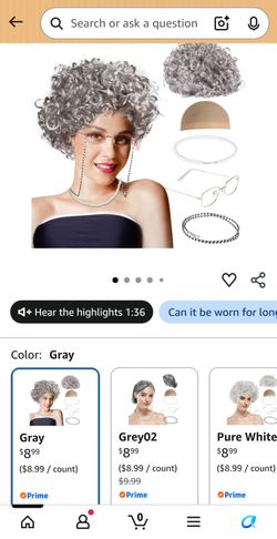 Old lady costume