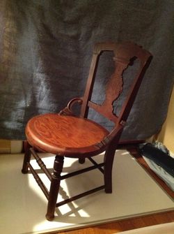 Antique wooden chair