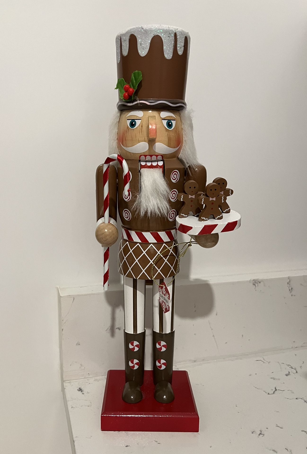 14” Gingerbread Wooden Nutcracker