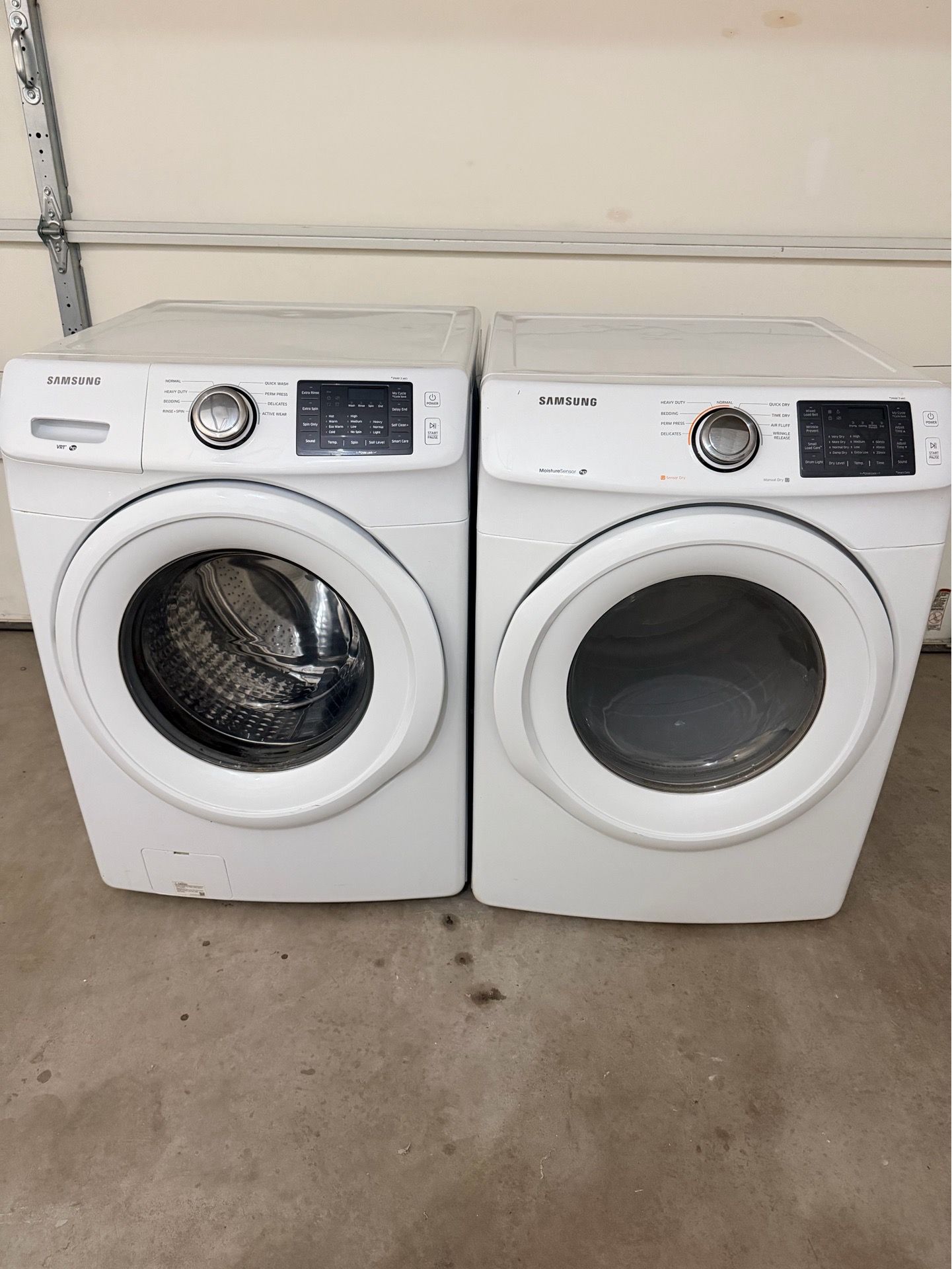 Washer and dryer Samsung
