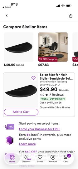 Salon mats