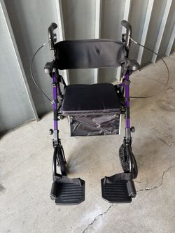 2 In 1 Wheelchair Walker