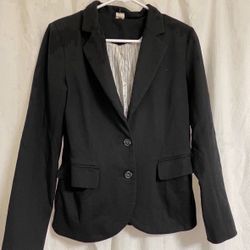 Swell Womens cotton blazer Suit Jacket. Black. Small. Business Attire