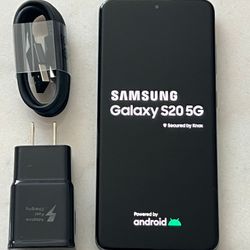Samsung Galaxy S20  , Unlocked   for all Company Carrier ,  Excellent Condition Like New 