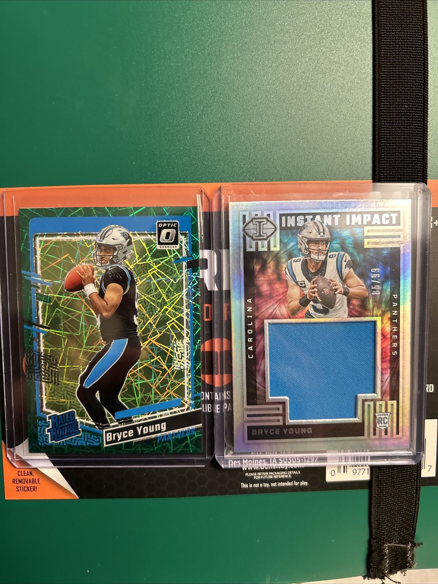 Bryce Young Instant Impact Silver /99 + Green Velocity RC