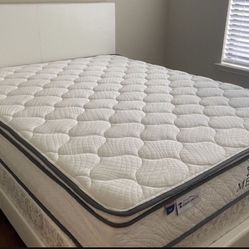 New Bed Frame ( 17 Different Options) + Quality Pillow Top Mattress. Order Today And Get It Today 🚚