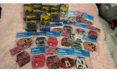 Baby shoes and masks