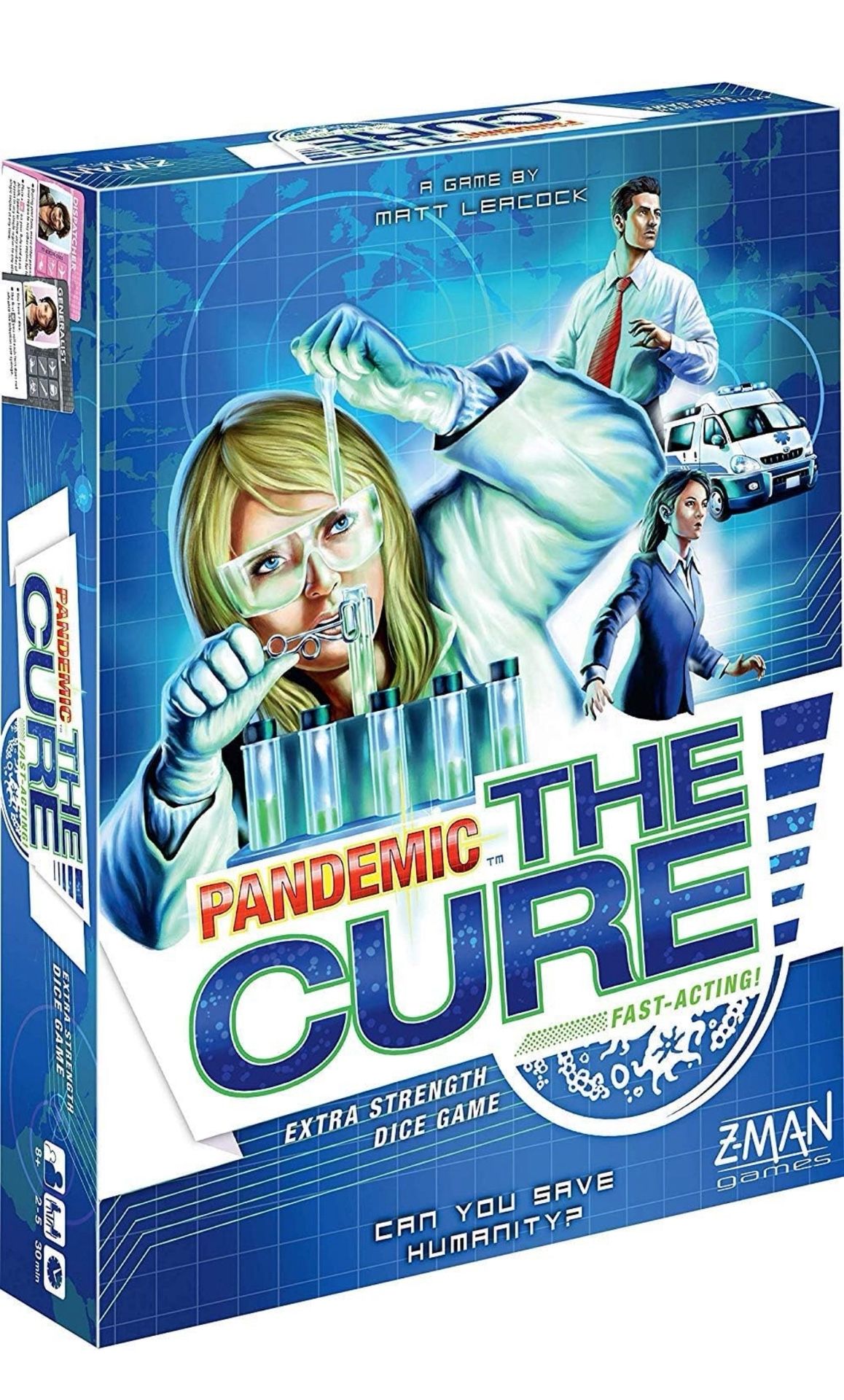 Pandemic The Cure Board Game (Base Game) | Board Game for Adults and Family | Cooperative Board Game | Dice Game | Ages 8+ | 2 to 5 players | Average
