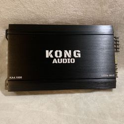 New Kong Audio 4 Channel 1000w Max Power Car Amplifier. $70 - Each