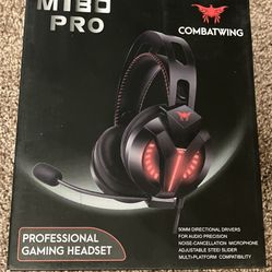 New combat wing M180 professional gaming headset for Sale in