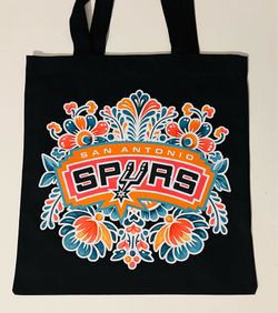 spurs tote bag