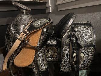 Silla De Montar Estilo Charo Mexicano / Mexican Horse Saddle