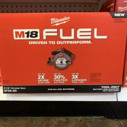Milwaukee New 61/2” Circular Saw Fuel M18 