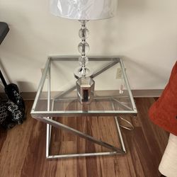 Tempered Glass Table Set