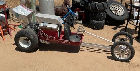 Homemade dragster wagon