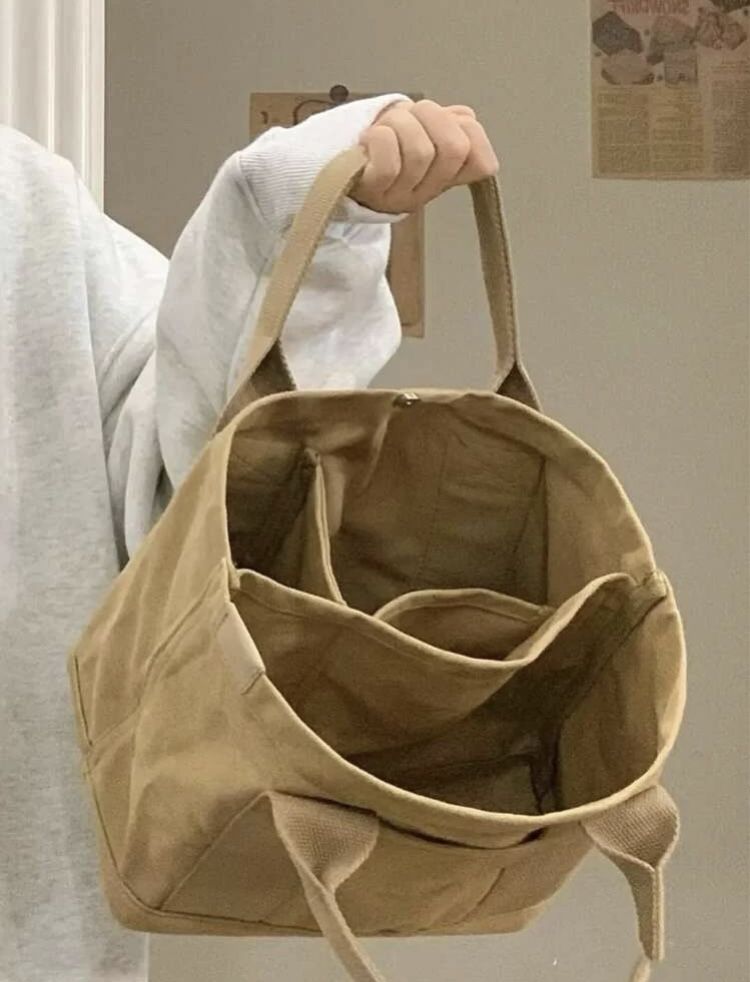 Brand New Canvas Tote Satchel Bag