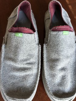Sanuk Grey Men’s Size 12 Comfortable Pair Of Shoes