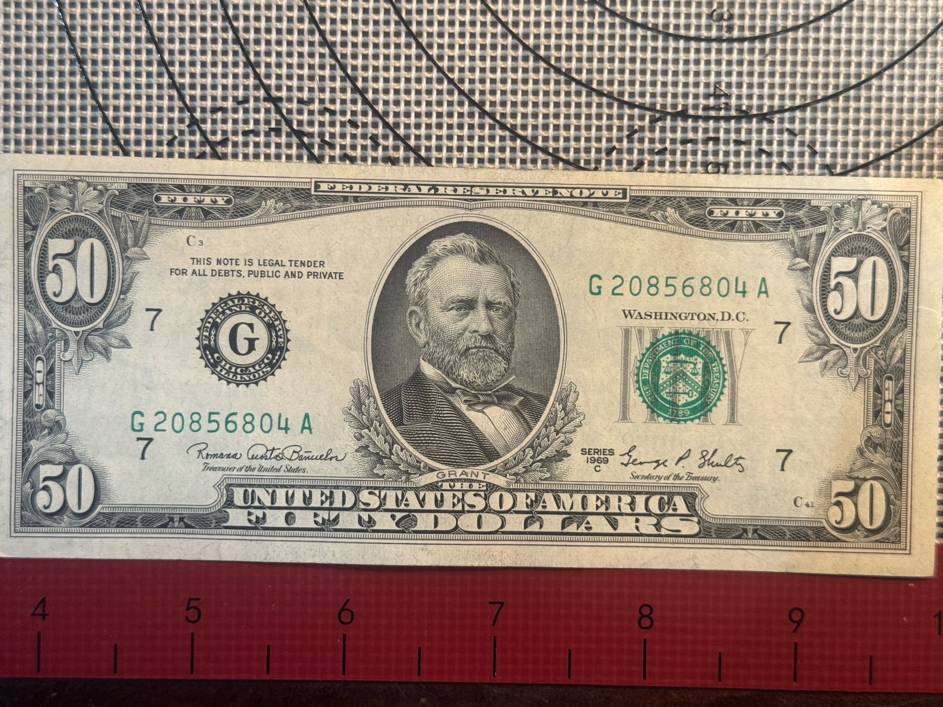 This is a 1969 Chicago  series $50 bill.