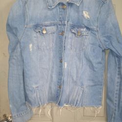 Womens Old Navy Jean Jacket Size Large 