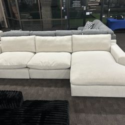 Cream Cloud Comfy Sectional 
