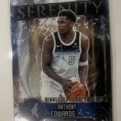 Topps 2025-26 Chrome Serenity Anthony Edwards #SY-4 🔥🔥😱🙏🏀💯🐐💪⭐️