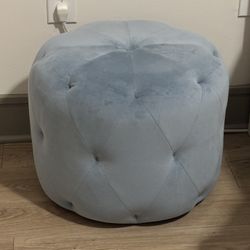 Light Blue Ottoman